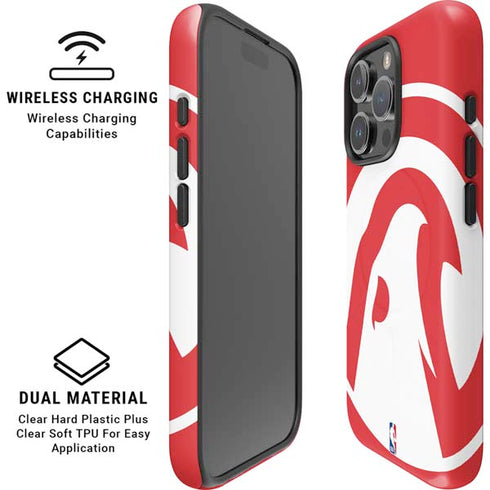 NBA Atlanta Hawks Largo Logo iPhone 16 Pro Magsafe Impact Case